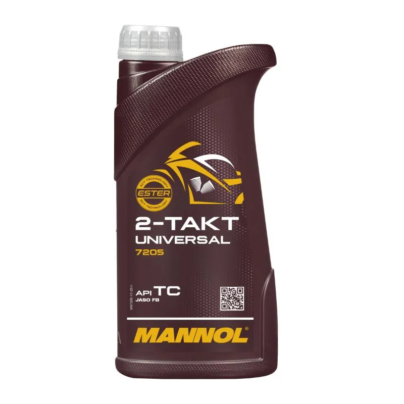 Масло моторное для мото и спецтехники MANNOL 2-Takt Universal TC 7205 1 л