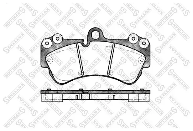 Колодки Stellox 1005000BSX