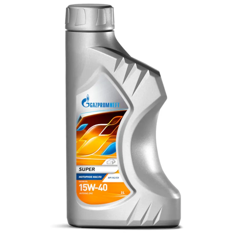 Моторное масло всесезонное Gazpromneft 000253142146 Super 15W-40 1л
