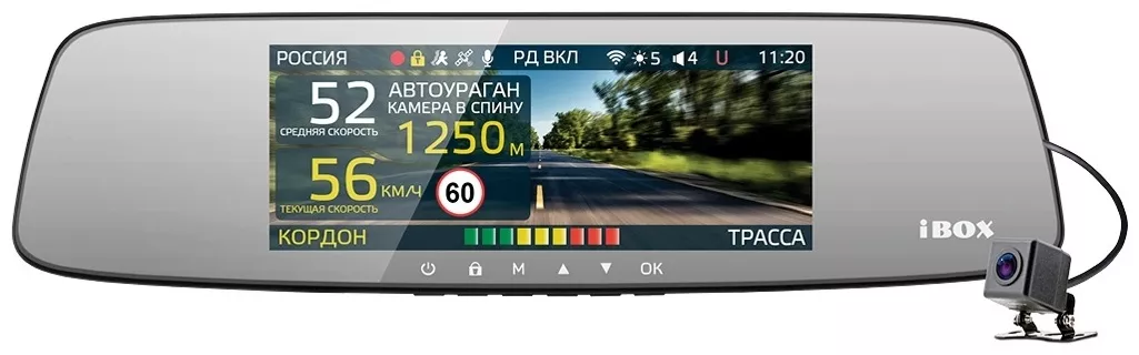 Видеорегистратор iBOX Range LaserVision WiFi Signature Dual+Камера заднего вида