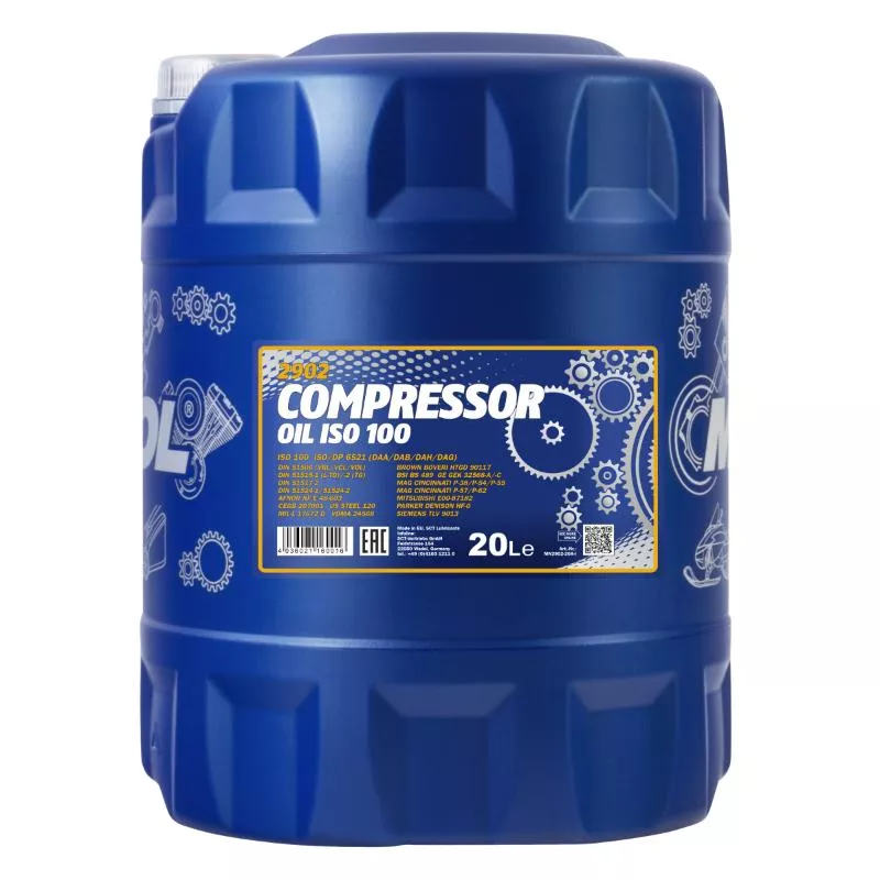 Компрессорлық май MANNOL ISO 100 2902 20 л