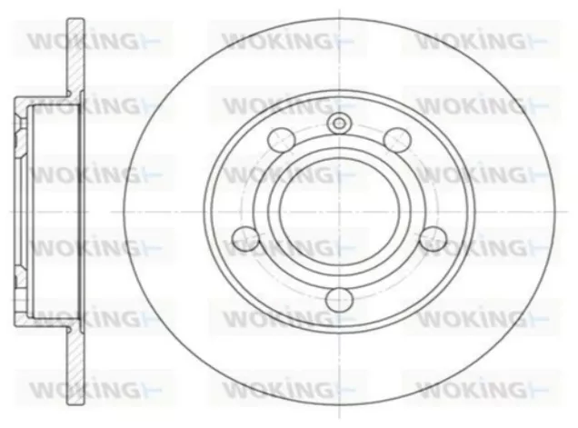 Диски Woking задние D642900