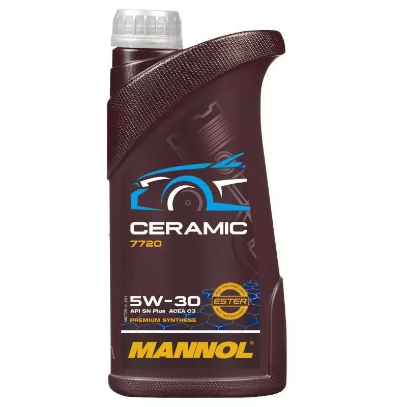 Моторное масло синтетическое Mannol Ceramic 5W-30 5W-30 1 л