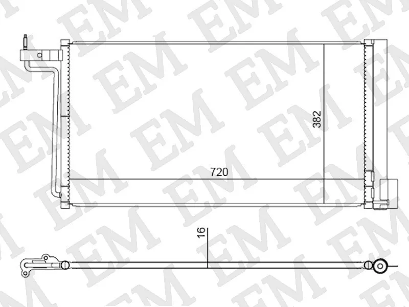 SAT кондиционер радиаторы ST-FD11-394-0