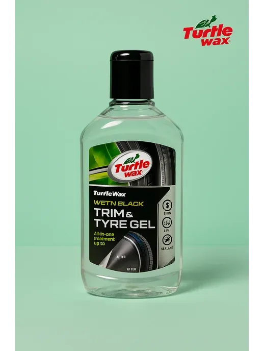 Turtle Wax Wet n Black Trim 300 мл - автомобильдің пластик және резеңке бөліктеріне күтім жасау