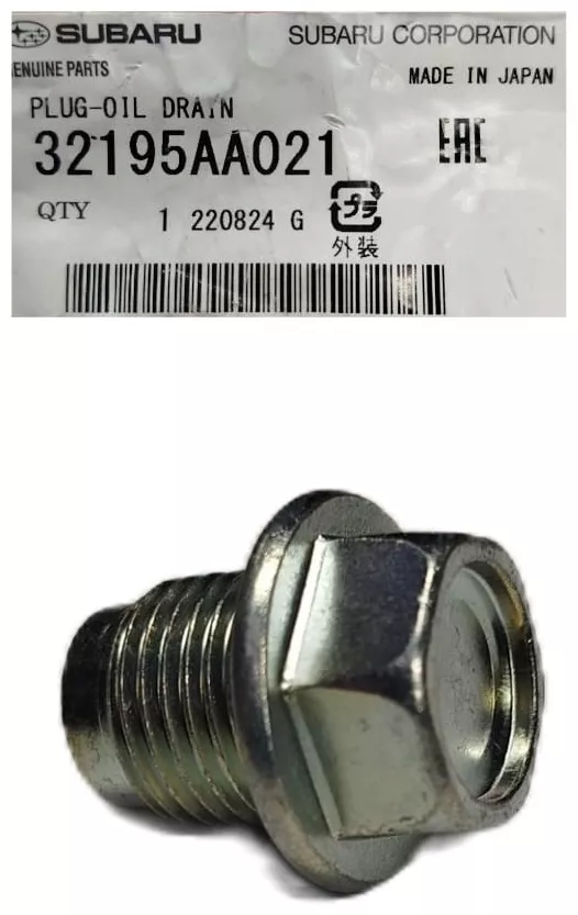 Subaru пробка картера двигателя 32195AA021