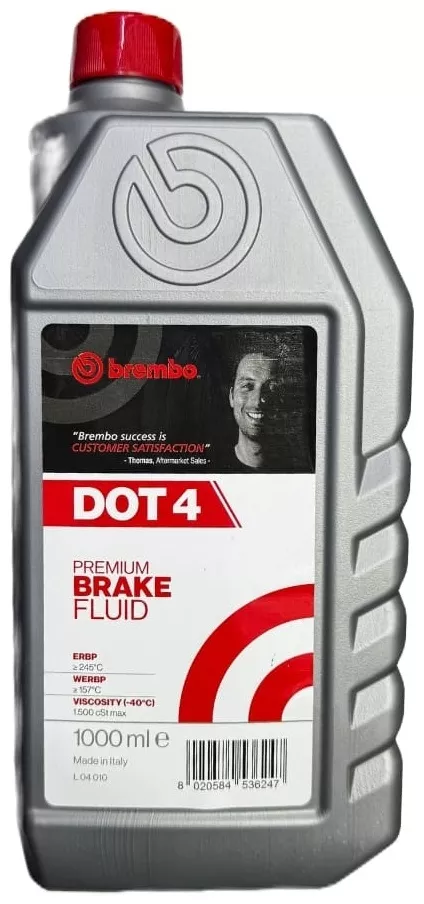 Тормозная жидкость гликолевая Brembo Тормозная жидкость Brembo L04010 1 л