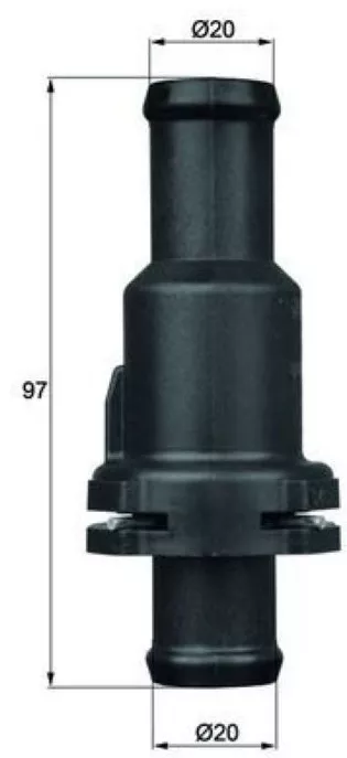 MAHLE корпус термостата TH 5 75