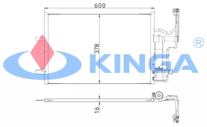 Kinga кондиционер радиаторы 84003