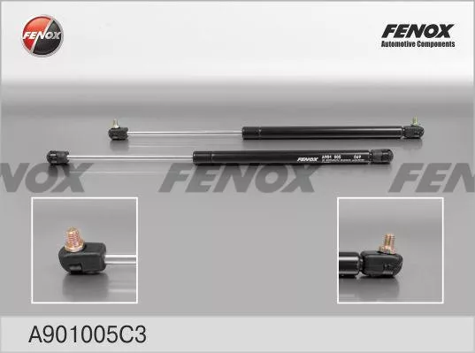 FENOX A901005C3 упор крышки багажника для Lada 2112 1995-2011 черный