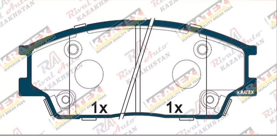 Колодки Kratex передние KR1229 4 шт