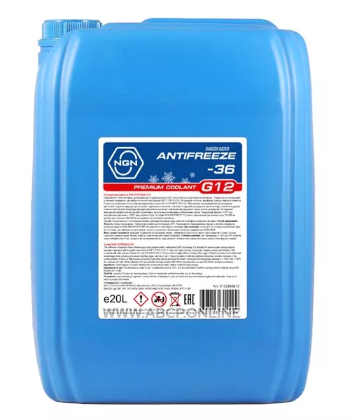 Антифриз G12 -36 красный 20л