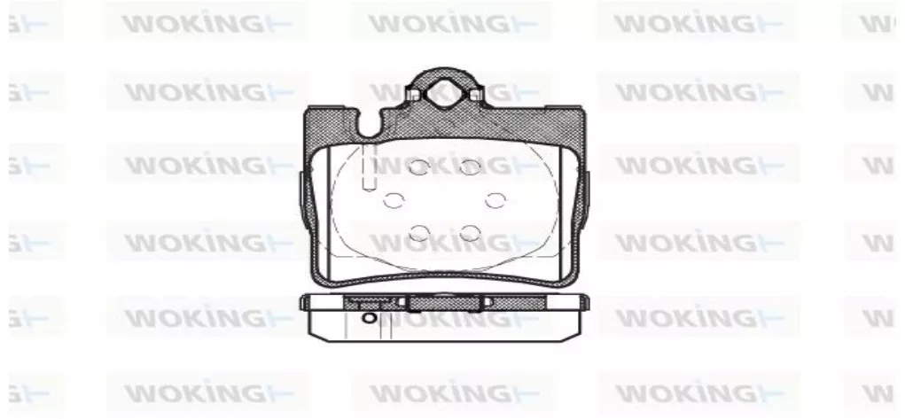 Колодки Woking P670300