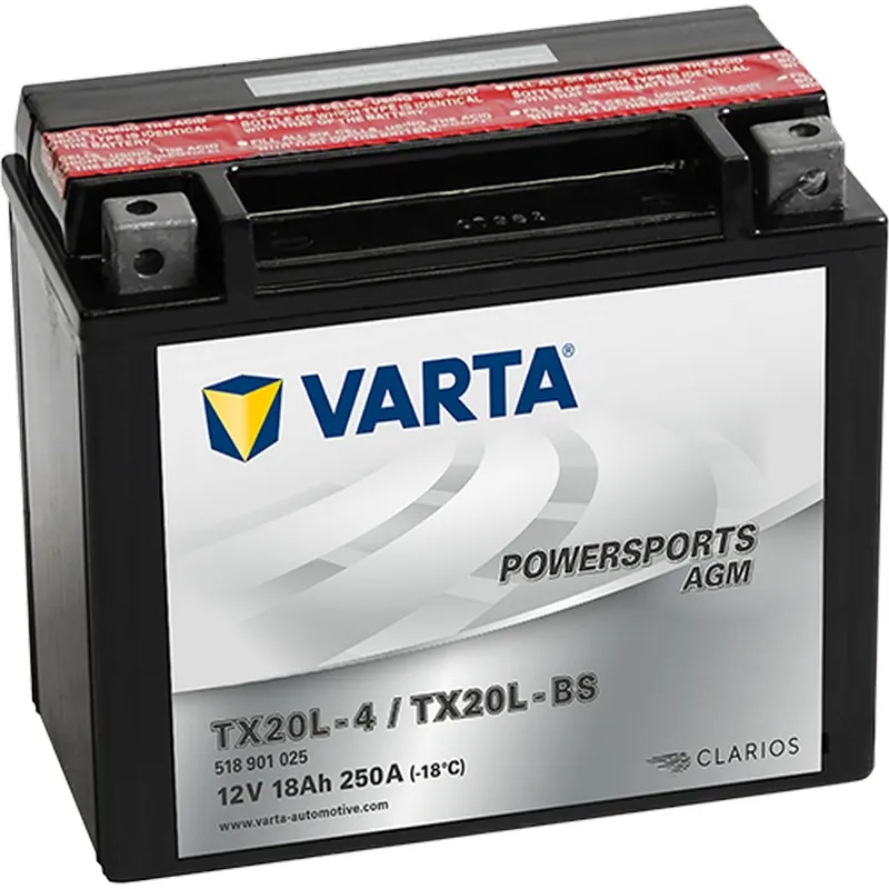 VARTA Аккумулятор 18Ah 518901 "- +" 177x88x156