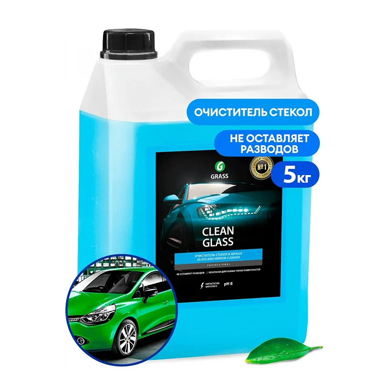 Средство для очистки стекол и зеркал "Clean glass" (5 кг)