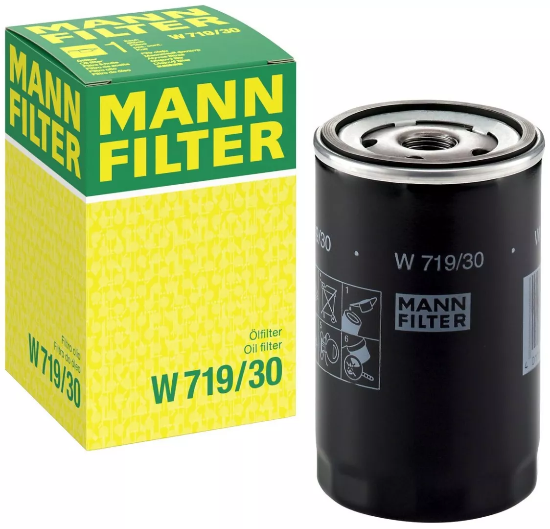 MANN-FILTER масляный фильтр W 719/30