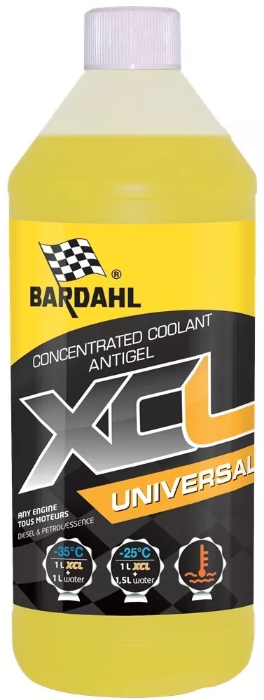 Антифриз Bardahl XCL желтый (оранжевый) G-12, G-12+ 1 л