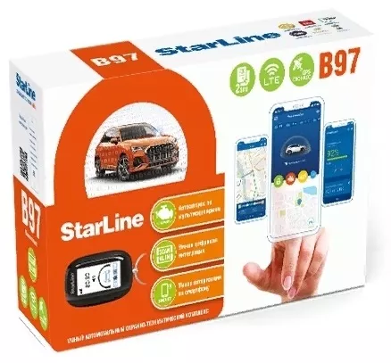 Автосигнализация StarLine B97 2SIM LTE/GPS с обратной связью