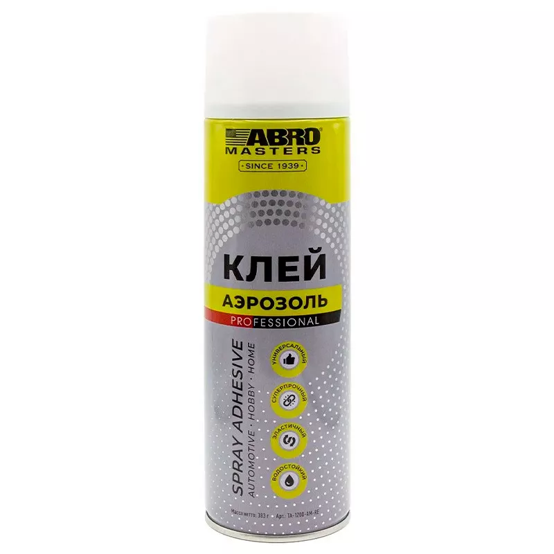 ABRO MASTERS кәсіби аэрозоль желімі, 383г