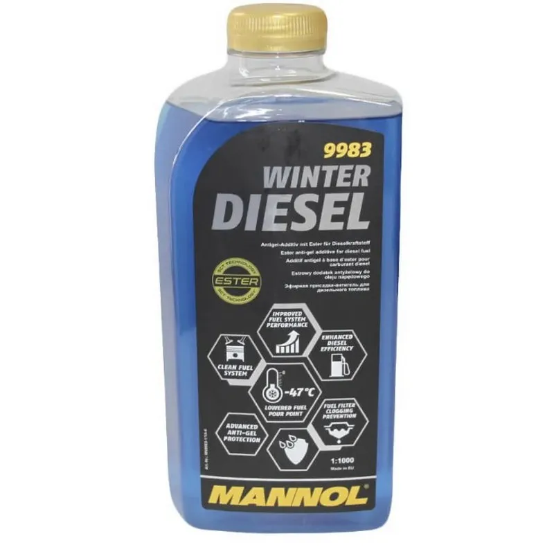 Антигель MANNOL 9983 Winter Diesel 1:1000 1L