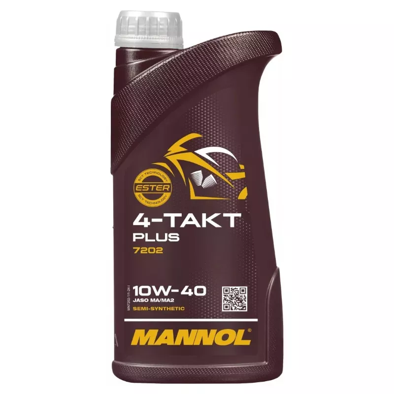 Моторное масло полусинтетическое Mannol 4-Takt Plus 10W-40 1 л