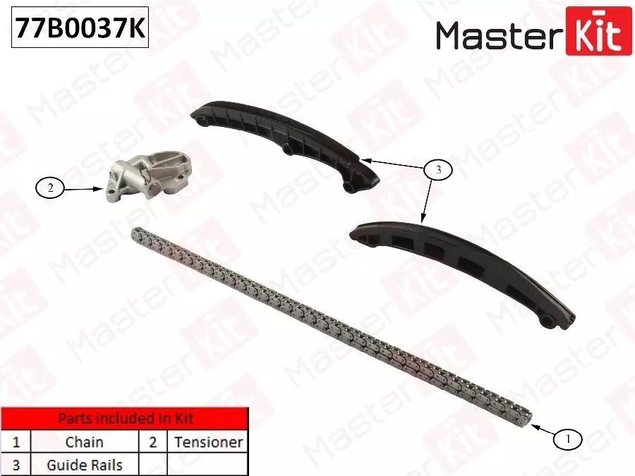 Master Kit цепной комплект 77b0037k