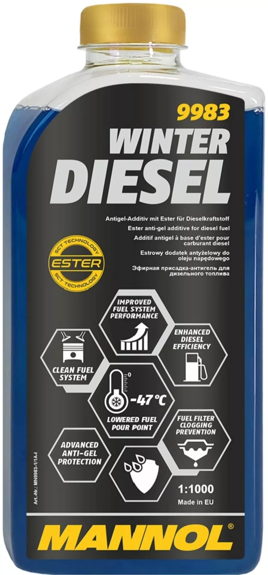 Mannol присадка 102640349 Антигель 1 л