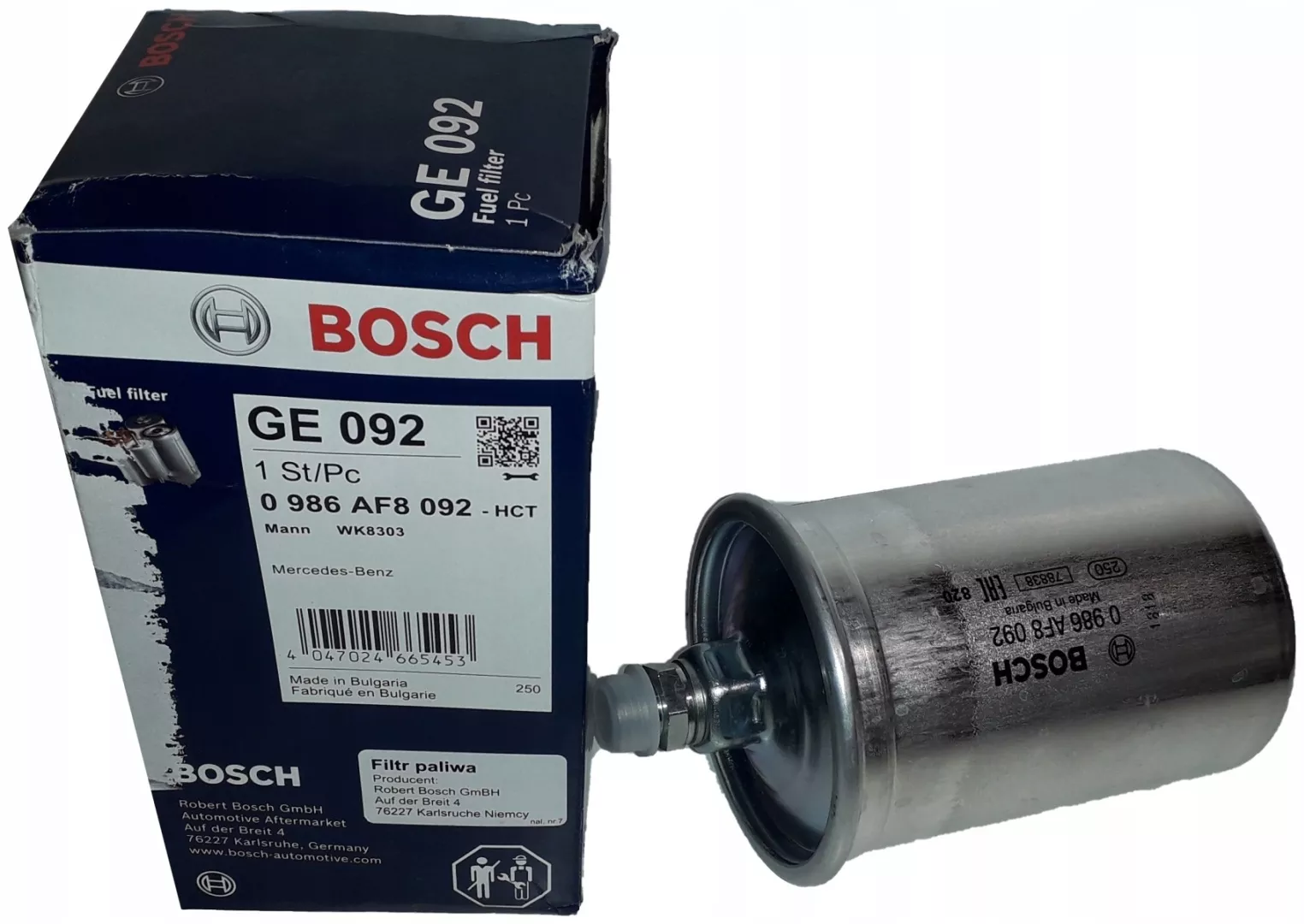 Bosch топливный фильтр 0 986 AF8 092