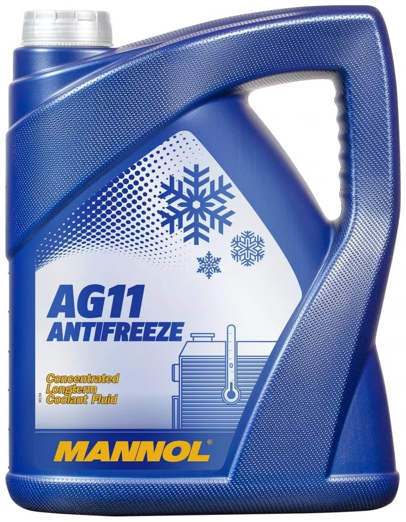 Антифриз Mannol AG11 Konzentrat синий (голубой) G-11 5 л