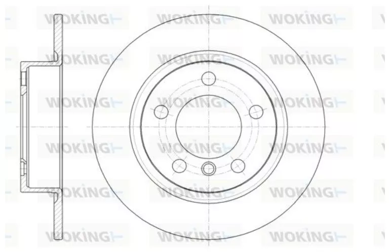 Диски Woking задние D6144100