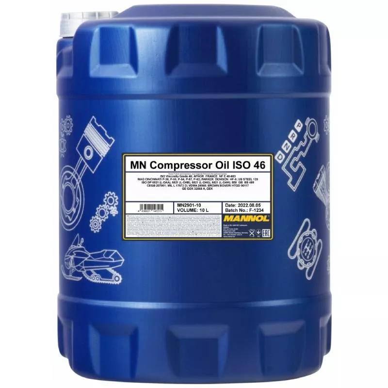 Mannol MN Compressor Oil ISO 46 10 л