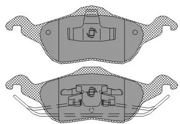 Колодки SCT передние SP 237 4 шт