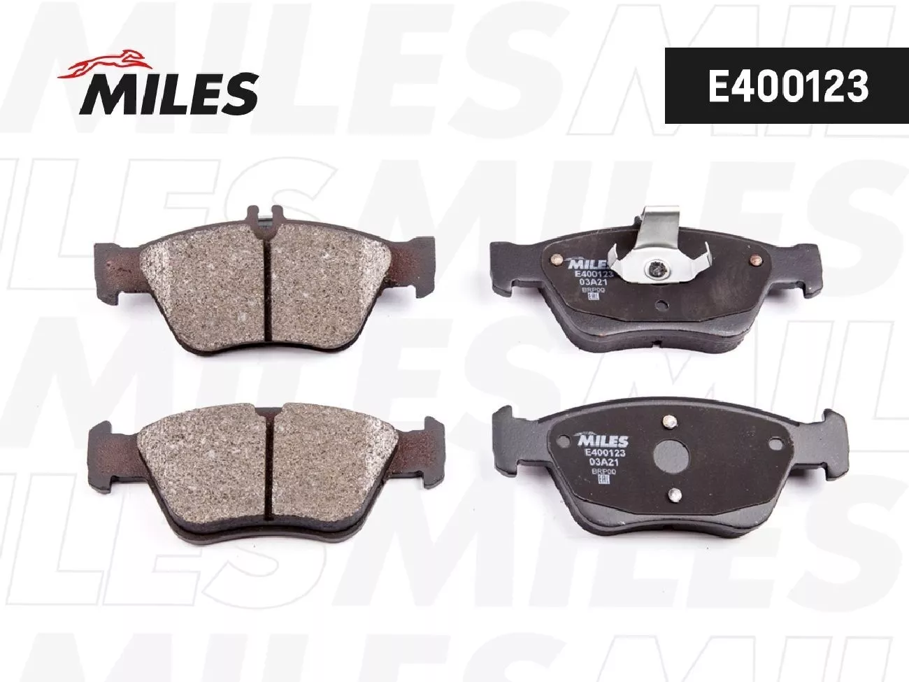 Колодки MILES передние E400123 4 шт