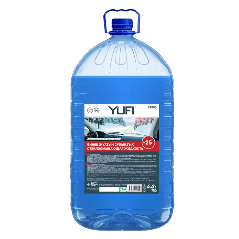 Жидкость для стеклоомывателя YUFI 005 -25С 4 л