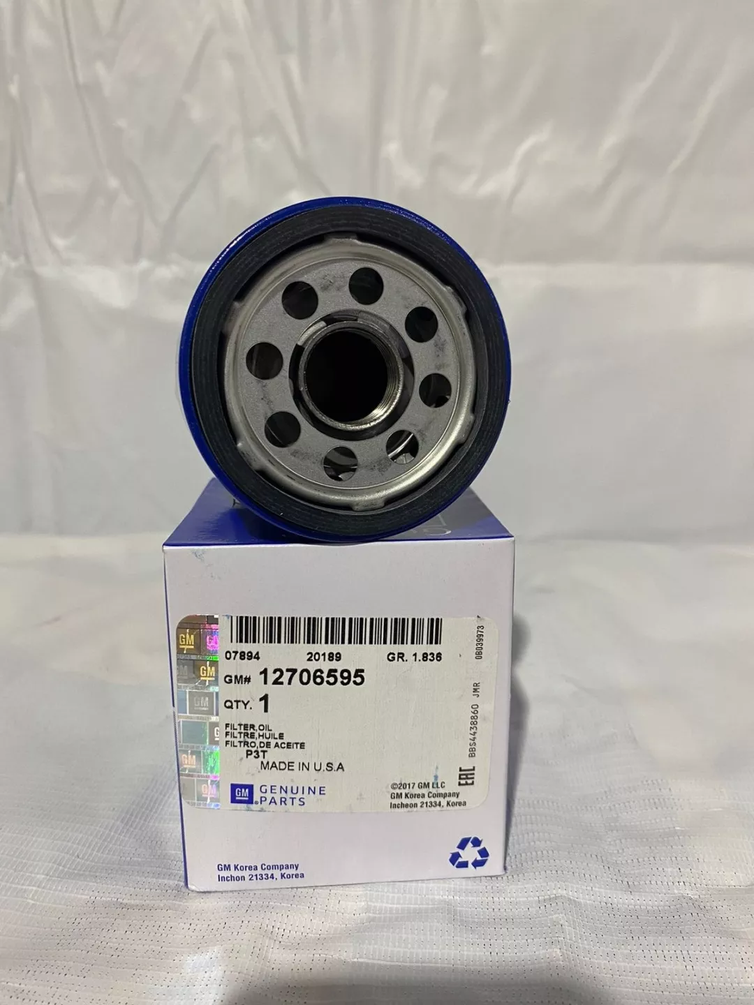 ACDelco масляный фильтр 12706595