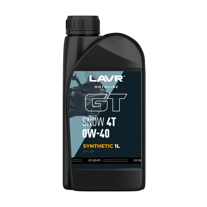 LAVR MOTO мотор майы GT Snow 4T 0W40 SN, 1л