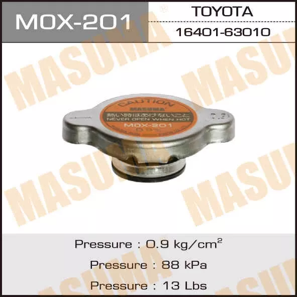 MASUMA крышка радиатора MOX201