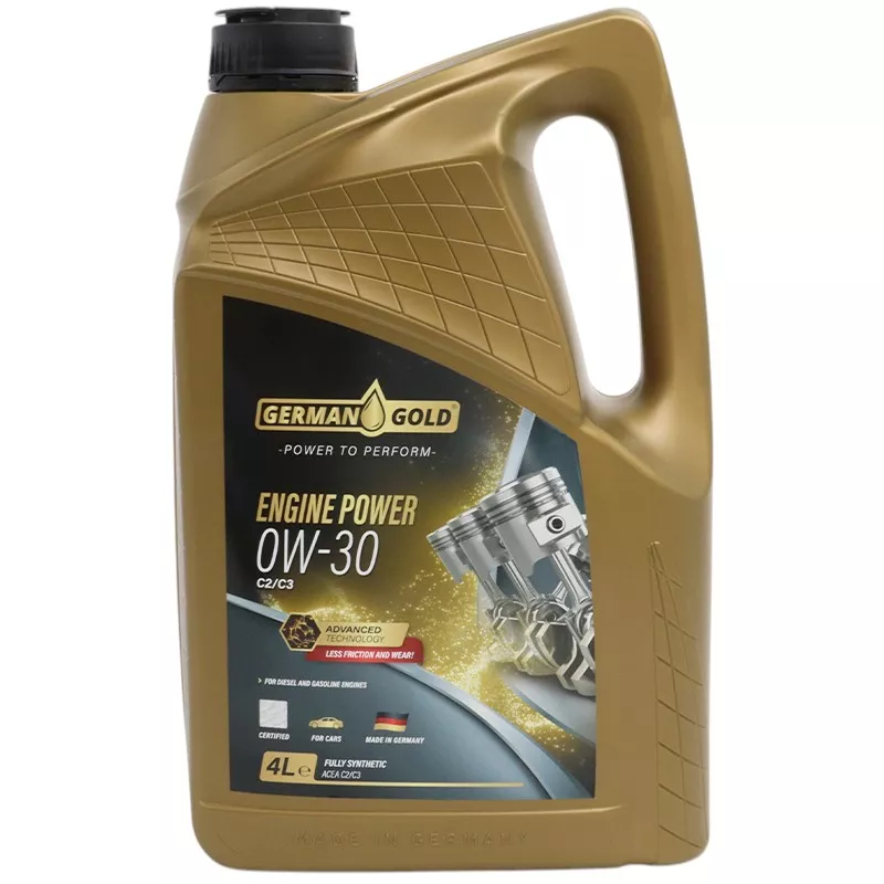Масло моторное синтетическое German Gold 0W-30 C2/C3 Engine Power 4 л