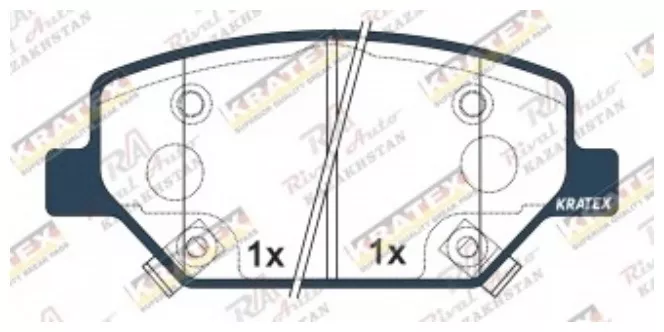 Колодки Kratex передние GDB7962 4 шт