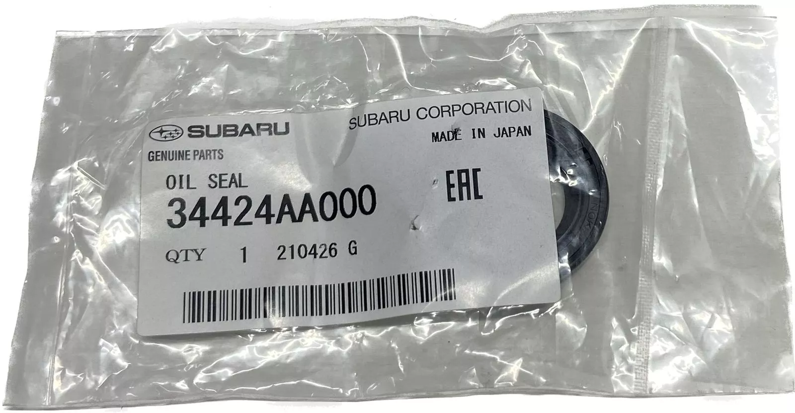 Subaru сальник 34424AA000