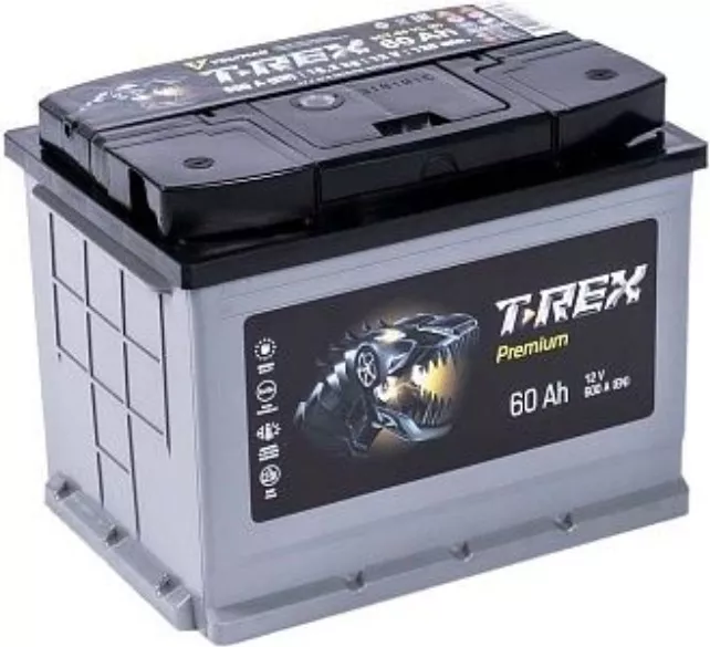 Аккумулятор T-rex 672952 Premium 60 Ач обратная