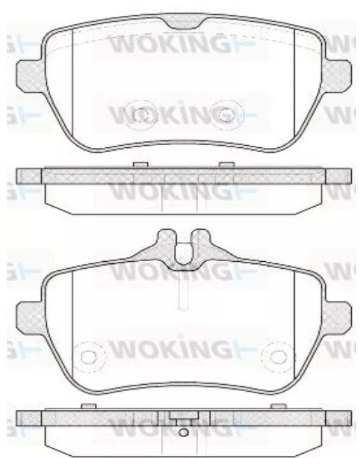 Колодки Woking P1435300