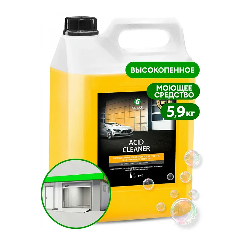 Кислотное средство для очистки фасадов "Acid Cleaner" (5,9 кг)