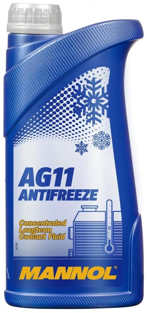 Антифриз Mannol AG11 Konzentrat синий (голубой) G-11 1 л