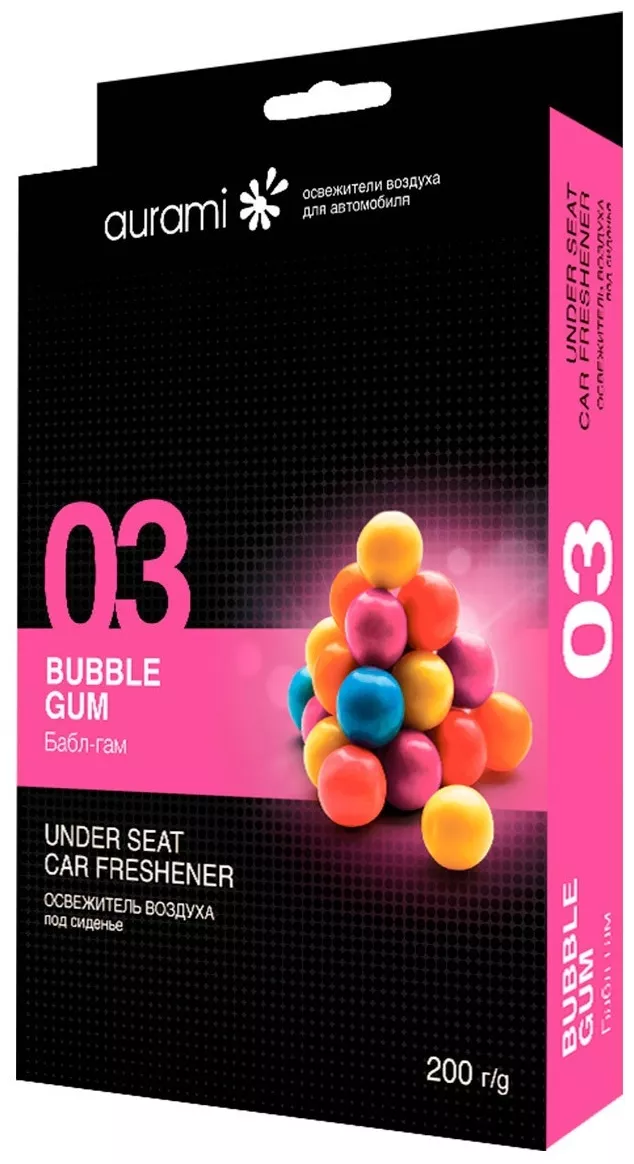 AURAMI ароматизатор гелевый SND-03 Bubble Gum