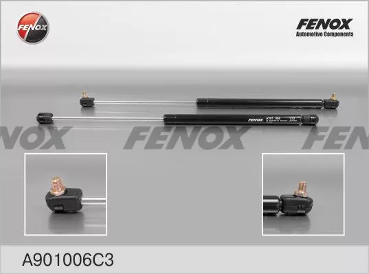 FENOX A901006C3 упор крышки багажника для ZAZ Atlant 1967-1994 черный