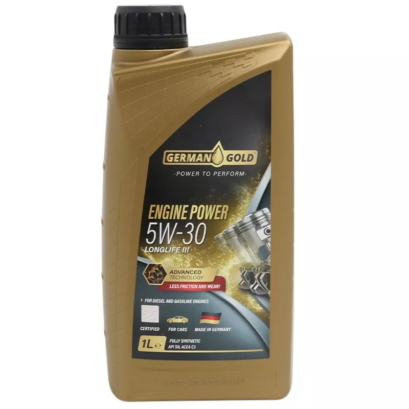 Масло моторное синтетическое German Gold Engine Power 5W-30 LL 1 л