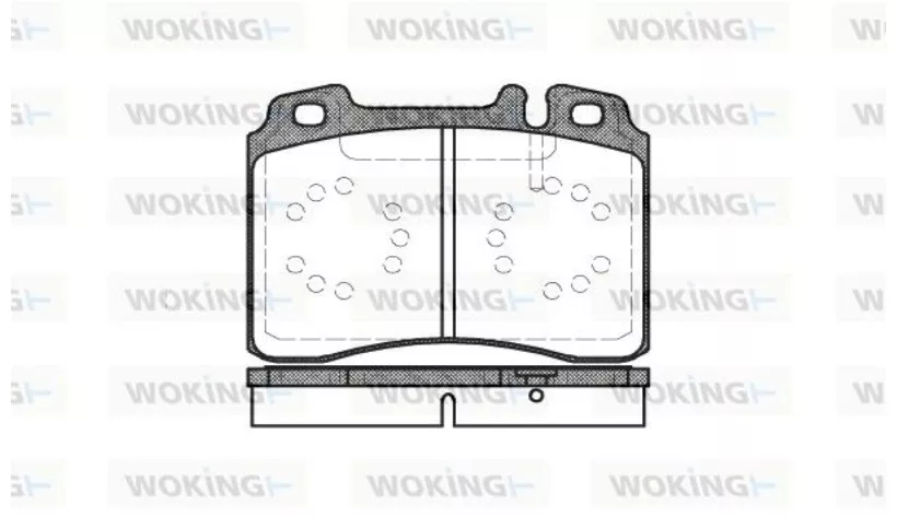Колодки Woking P2793.00