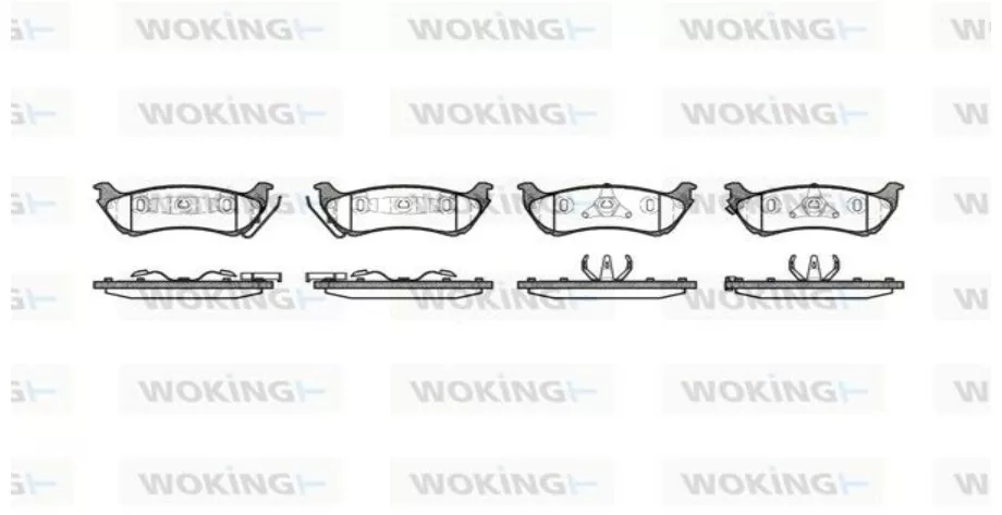 Колодки Woking P798301