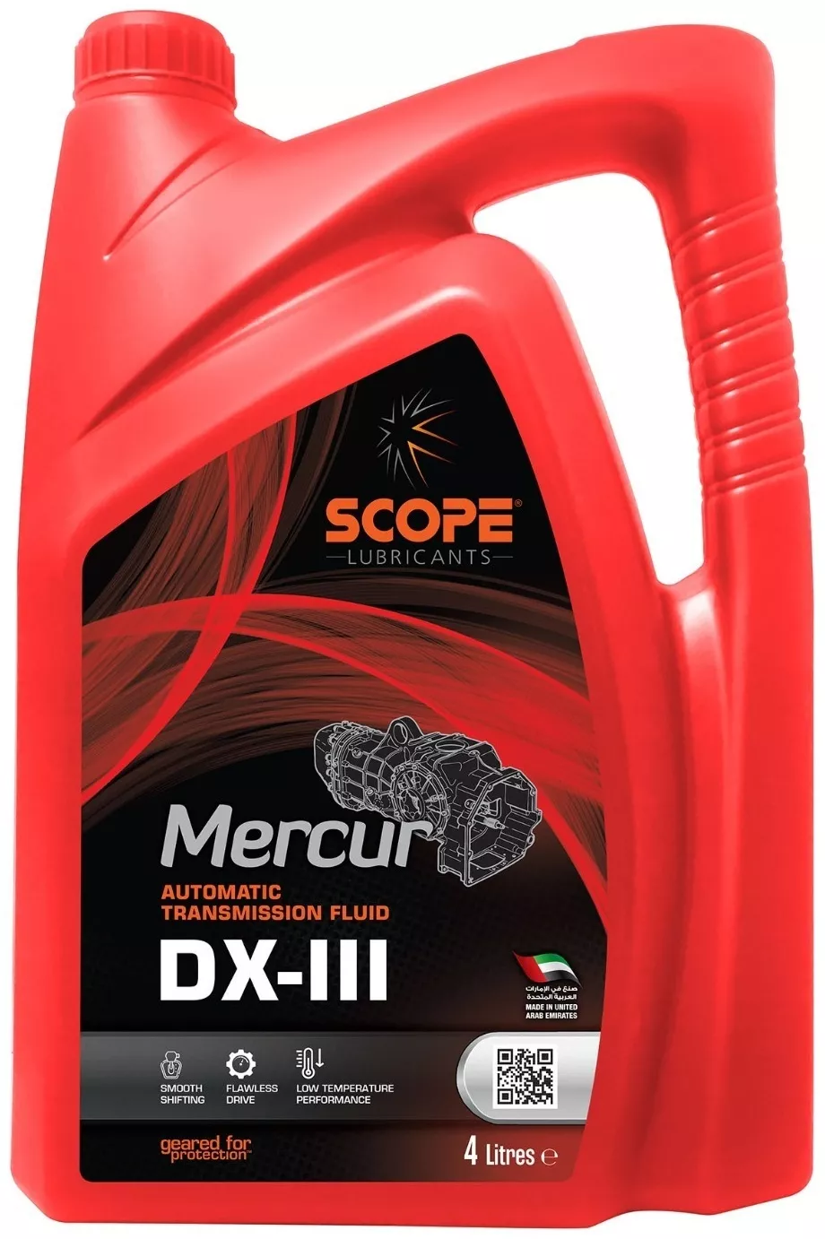 Масло синтетическое Scope Mercur для автоматических трансмиссий DX-III 4 л